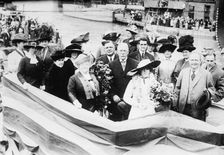 Jas. A. Farrell, Wife & daughter, between c1910 and c1915. Creator: Bain News Service