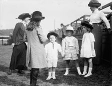 Jas. Byrne; Bronson Griscom; Phyllis Byrne, 1913. Creator: Bain News Service