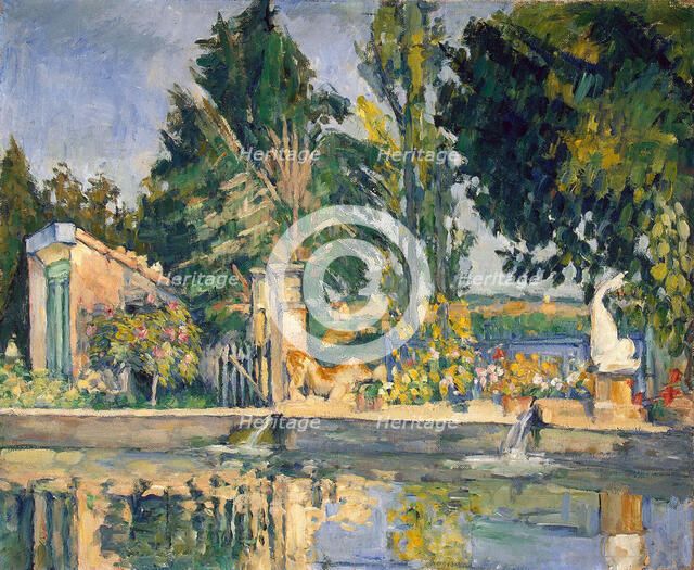 'Jas de Bouffan, the Pool', c1876. Artist: Paul Cezanne