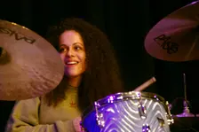 Jas Kayser, Daisy George Quintet, New Generation Jazz Festival, Shoreham by Sea, 2022. Creator: Brian O'Connor