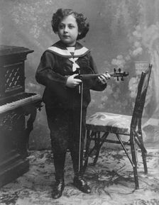 Jascha Heifetz, between c1910 and c1920. Creator: Bain News Service