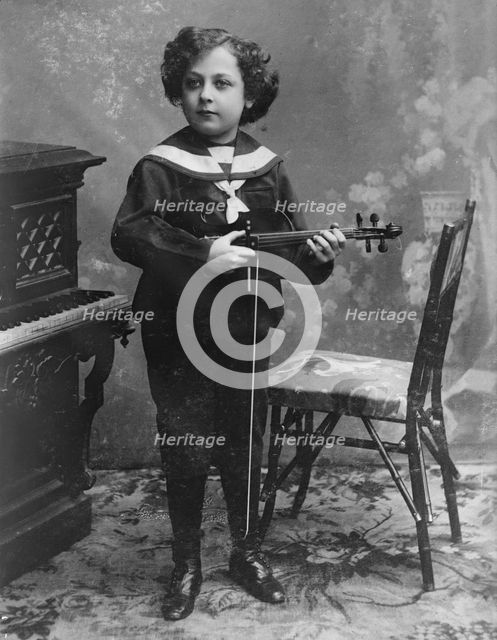 Jascha Heifetz, between c1910 and c1920. Creator: Bain News Service.