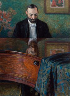 Jasienski at the Piano, 1908. Creator: Jozef Pankiewicz