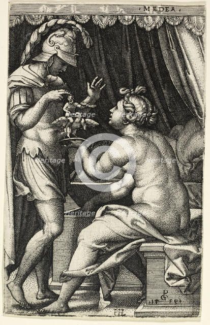Jason and Medea, n.d. Creator: Master I.B..