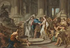 Jason and Medeain the temple of Jupiter, 1745. Creator: Jean Francois de Troy
