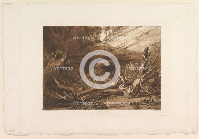 Jason (Liber Studiorum, part I, plate 6), June 11, 1807. Creator: JMW Turner.