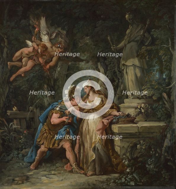 Jason swearing Eternal Affection to Medea, 1743. Artist: Troy, Jean-François de (1679-1752)