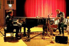 Jason Rebello – Tim Garland Duo, Battle Jazz Festival, East Sussex, July 2023. Creator: Brian O'Connor