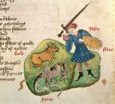 Jason wins the Golden Fleece, c1460. Creator: Unknown