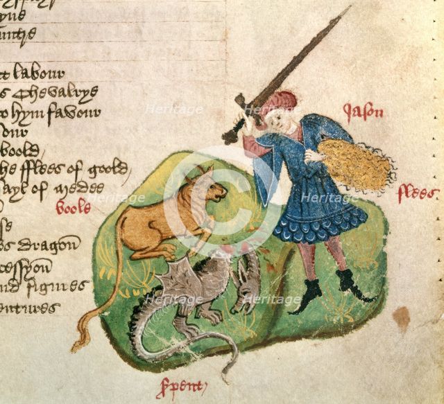 Jason wins the Golden Fleece, c1460. Creator: Unknown.