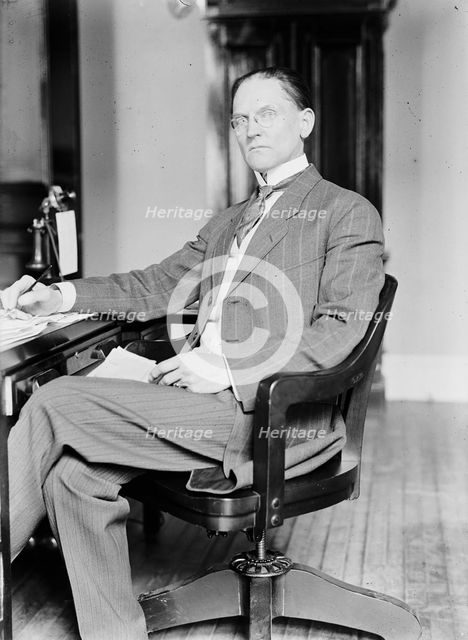 Jasper Baker, Assistant Director of The Mint, 1913. Creator: Harris & Ewing.