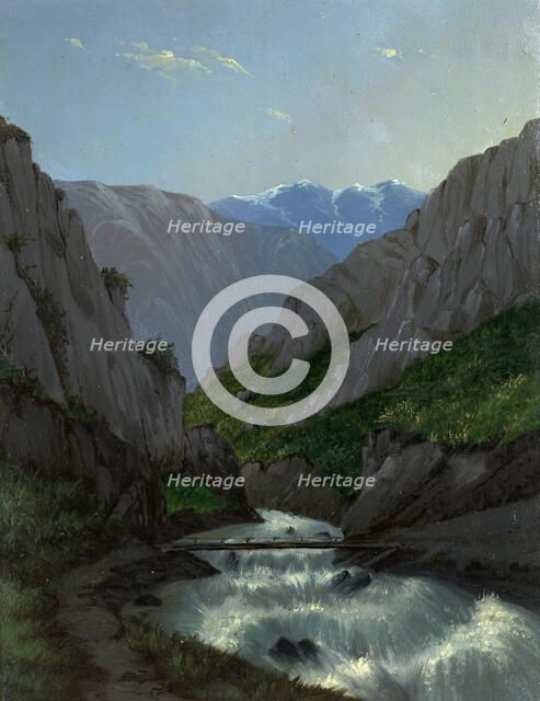 Jasper quarry on the Korgon River, 1880-1897. Creator: Pavel Mikhailovich Kosharov.