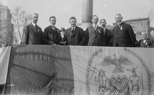 J.B. Pine, Lewis H. Pounds, George McAneny, G.F. Kunz, 1916. Creator: Bain News Service