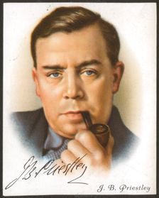 JB Priestley, British novelist, playwright, essayist and broadcaster, c1927