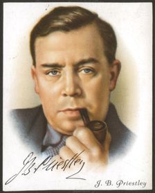 JB Priestley, British novelist, playwright, essayist and broadcaster, c1927