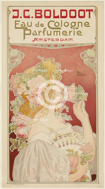 J.C. Boldoot Eau de Cologne: Parfumerie Amsterdam, c. 1899. Creator: Henri Privat-Livement.