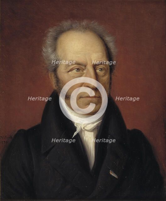 J.C. Spengler, Warden of the Royal Cabinet of Curiosities, 1834. Creator: Johan Ludvig Gebhard Lund.