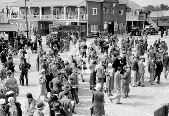 JCC Members Day, Brooklands, 4 July 1931. Artist: Bill Brunell.