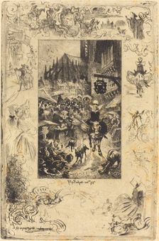 Je fis ce qu'on appelle un bon marché (I made what I would call a good bargain), 1878. Creator: Felix Hilaire Buhot