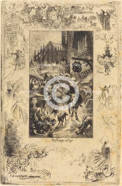 Je fis ce qu'on appelle un bon marché (I made what I would call a good bargain), 1878. Creator: Felix Hilaire Buhot.