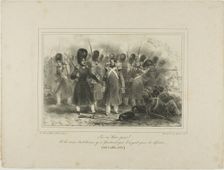 Je n'tire pas! Si la cause était bonne, y n'faudrait pas d'argent pour la défendre. 28 Jui..., 1831. Creator: Auguste Raffet
