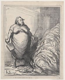 Je ne pourrai jamais laver tout ça, 1872. Creator: Honore Daumier