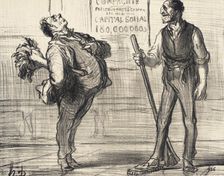 Je ne vois pas pourquoi on ne nous nommerait pas aussi.., 1856. Creator: Honore Daumier