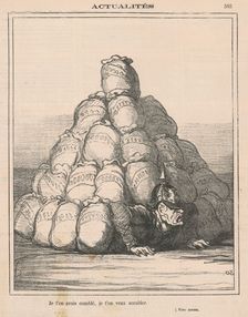Je t'en avais comblé ..., 19th century. Creator: Honore Daumier