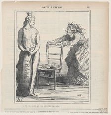 Je vous assure que vous serez très bien assise, 1871. Creator: Honore Daumier