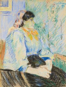 Jeune femme assise, 1895. Creator: Guillaumin, Jean-Baptiste Armand (1841-1927)