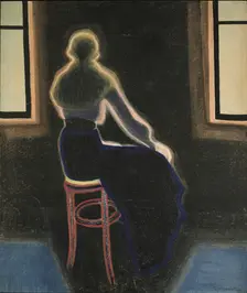 Jeune Femme sur un tabouret , 1909