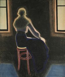 Jeune Femme sur un tabouret , 1909