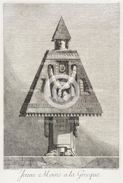 Jeune moine à la Grecque, 1771. Creator: Bossi.