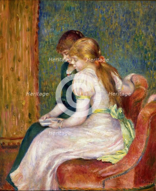 Jeunes filles lisant (Young girls reading), 1891.