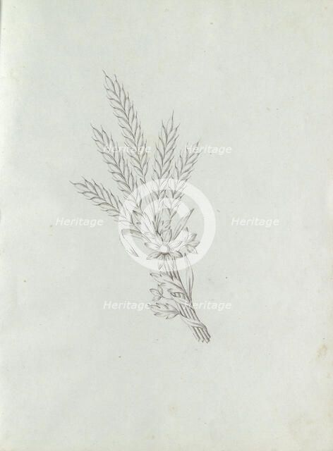 Jewel with grain and flowers, c.1800-c.1810. Creator: Carl Friedrich Bärthel.