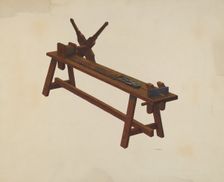 Jeweler's Wire Making Machine, c. 1939. Creator: Al Curry
