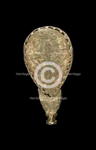 Jewelled terminal of aestel (The Alfred Jewel), 871 - 899. Artist: Unknown.