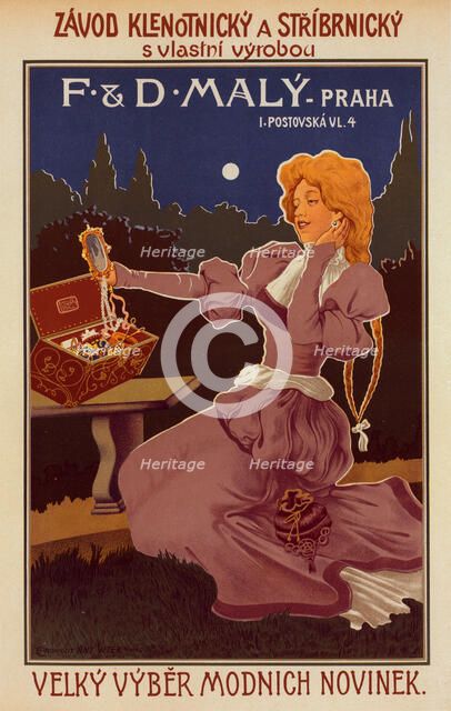 Jewelry & bijouterie, Prague, 1900. Creator: Unknown artist.