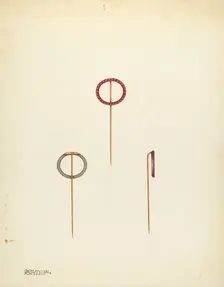 Jewelry, c. 1939. Creator: Kalamian Walton