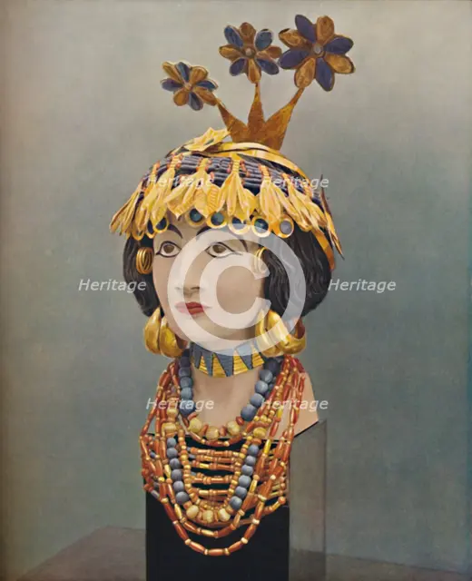 'Jewels of a Lady of the Court in the Great Days of Ur', c1935. Artist: Joint Expedition to Ur.
