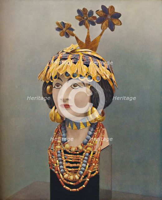 'Jewels of a Lady of the Court in the Great Days of Ur', c1935. Artist: Joint Expedition to Ur.