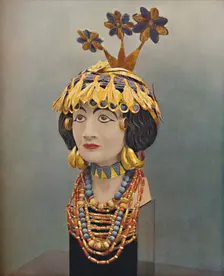 Jewels of a Lady of the Court in the Great Days of Ur c1935. Artist: Joint Expedition to Ur