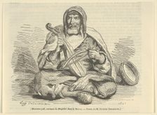 Jewish Musician in Mogador Costume, Morocco, 1842., 1842. Creator: Eugene Delacroix