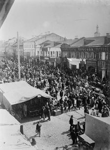 Jewish Market, Moscow, 1911. Creator: Bain News Service