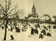 Jewish cemetery, Mattersburg, Burgenland, Austria, c1935. Creator: Unknown
