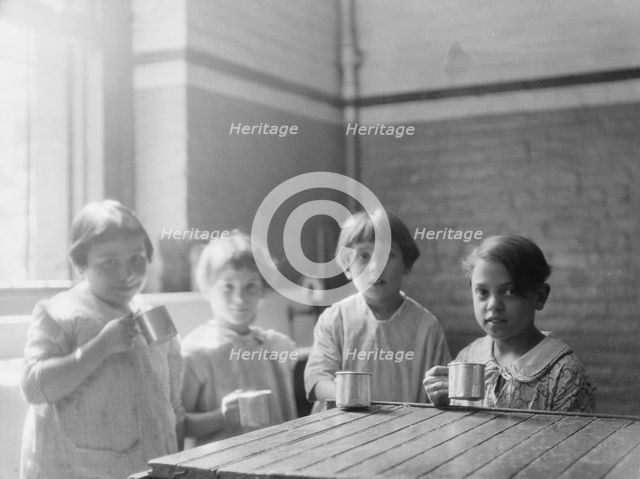 Jewish charities activities involving children, 1931 May 27. Creator: Arnold Genthe.