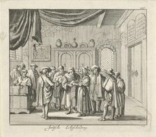 Jewish Divorce. Artist: Luyken, Jan (Johannes) (1649-1712)