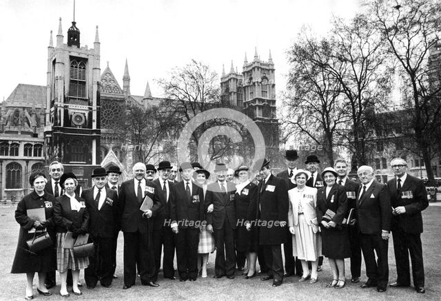 Jewish ex-servicemen and women, London, 17 May 1985. Creator: Unknown.