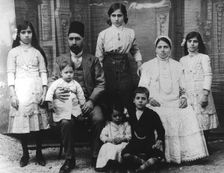Jewish family in Baghdad, 1912. Creator: Unknown