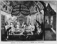Jewish festival of Sukkot, early 18th century. Creator: Bernard Picart